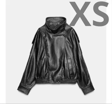 zara 페이크 레더 자켓 XS