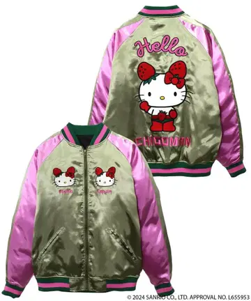 (12/31-1/1 타임세일) 헬로키티 새틴 자켓