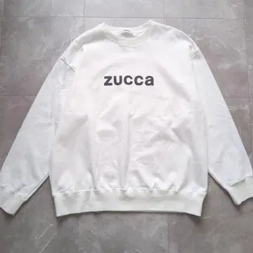 zucca 맨투맨 트레이닝복 로고 일본제 화이트