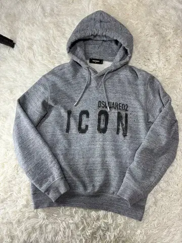 [ 가격 인하 대응 가능 ] DSQUARED2 후드티 icon 그레이 M