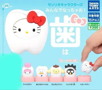 전 5종 노멀 컴프 세트 산리오 캐릭터즈 모두 함께 되자! 치아