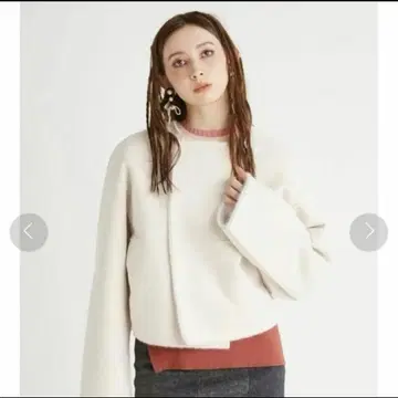 FURFUR 리버서블 에코 퍼 블루종