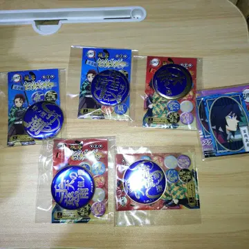 귀멸의 칼날 기술명 캐릭터 캔뱃지 컬렉션