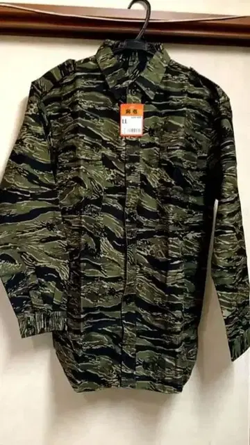 TORIACHI 카모 패턴 긴팔 셔츠 LL 그린
