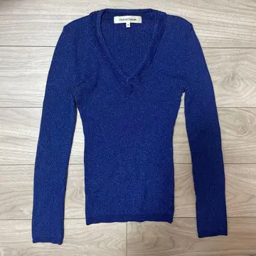 Pinky&Dianne 네이비 V넥 스웨터 38