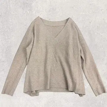 두지엠 클라세 미들 게이지 볼륨 니트 풀오버 캐시미어 혼방