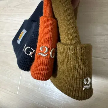Carhartt 니트 모자 3세트 2G 콜라보