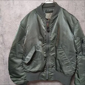 빈티지 MA-1 플라이트 자켓 올리브 그린 미국제 ML