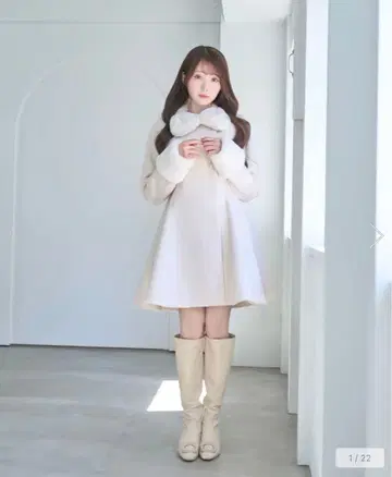 로제 뮤즈 tippet set flare coat