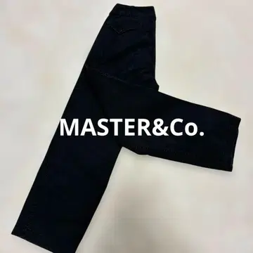 MASTER&Co. 블랙 치노 팬츠 마스터앤드코 일본제 와이드