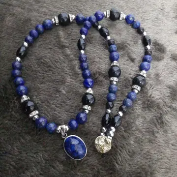 청금석 오닉스 목걸이