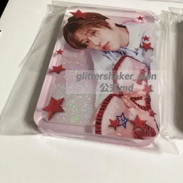 글리터 쉐이커 nct wish 시온 아크릴 키링 아크릴 스탠드 키링