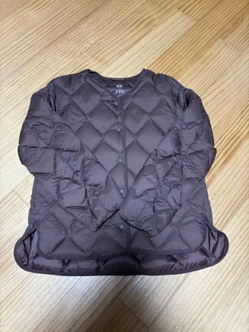UNIQLO 울트라 라이트 다운 브라운 다운 자켓 M