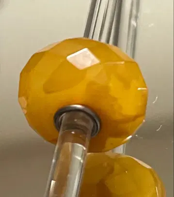 트롤 비즈 앰버 패싯 컷