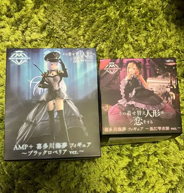 키타가와 마린 피규어 2개 세트 desktop amp 쿠로에  블랙