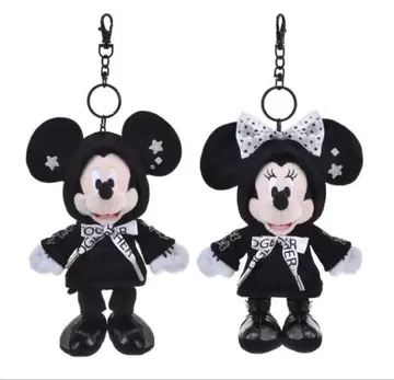 미키 미니 Black style 봉제 인형 키링