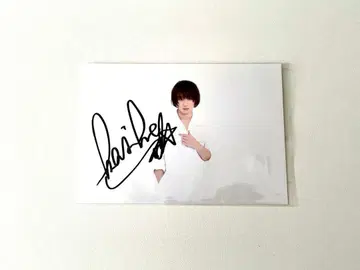 우에다 케이스케 친필 사인 브로마이드