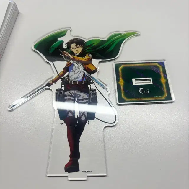 진격거 리바이 아크릴스탠드 개봉