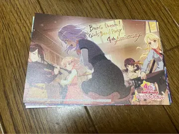 BanG Dream! 4th Anniversary 엽서