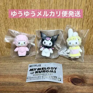 Netflix 마이멜로디 & 쿠로미 플로키 피규어 3종 세트