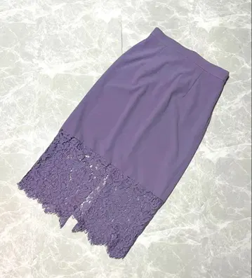 FRAY I.D 프레이 아이디 레이스 타이트 스커트 라벤더 F