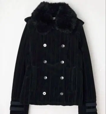 LAGUAGEM 러그 CORDUROY BOA 자켓 블랙