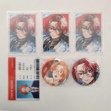 팬텀 버스터즈 파보테리아 캔뱃지 클리어 카드 코레시 유진