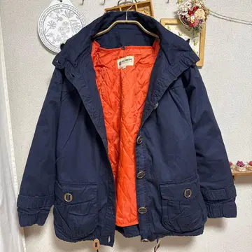 미사용 BELL MOUNT 밀리터리 모즈 코트 라이너 포함 네이비