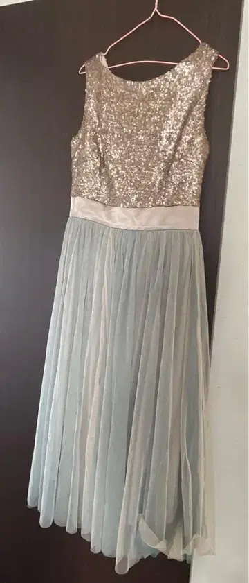 calin 스팽글 드레스 L 사이즈 골드