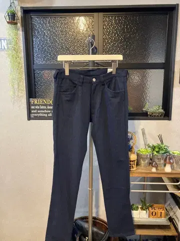 저널 스탠다드 네이비 슬랙스 테이퍼드 L 사이즈 울 혼방