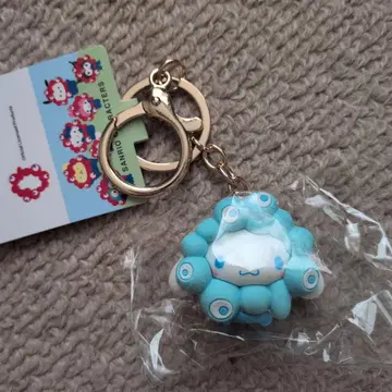 산리오 미야쿠미야쿠 변신 입체 마스코트 컬러 키링 시나몬