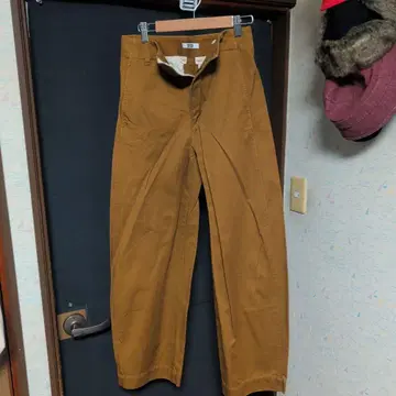 UNIQLO U 여성용 치노 팬츠 브라운
