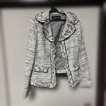 샤레 블랑 프릴 자켓