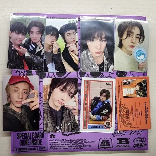 보이넥스트도어 보넥도 개봉앨범 포카 이한 성호 리우 판매