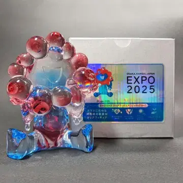 오사카 만박 EXPO2025 미야쿠미야쿠 클리어 피규어 레드 x 블루
