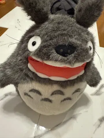 토토로 봉제 인형 약 30cm 그레이