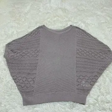 n'Or LABEL 누아르 라벨 시스루 니트 돌먼 슬리브 니트 F