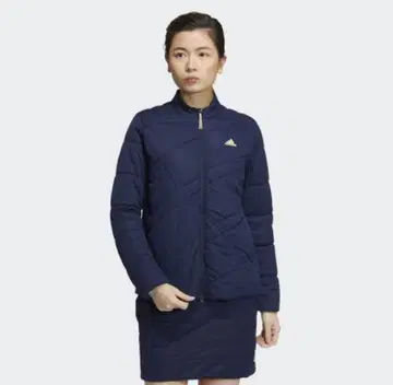 아디다스 골프 M 충전솜 풀 집업 자켓 빅 로고 HG8225