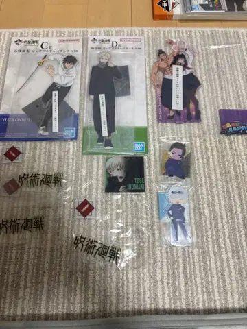 제일복권 주술회전 빅 아크릴 스탠드 & 로고 아크릴 스탠드 묶음 판매