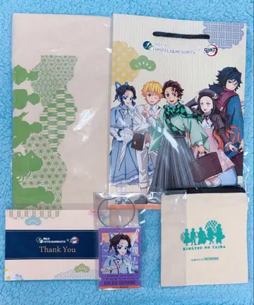 귀멸의 칼날 리레호텔즈 콜라보 토트백 아크릴 키링