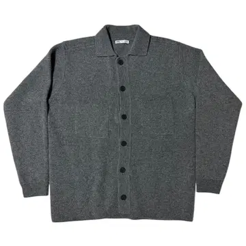 ZARA 자라 니트 가디건 그레이 M 니트 스웨터 가디건