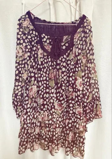 페어리 코어 원피스 y2k 꽃무늬