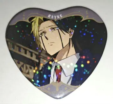 매쉬르 레인 하트형 홀로그램 캔뱃지 그 2