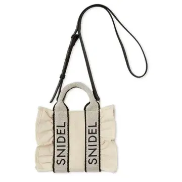 snidel 프릴 로고 미니 백 블랙 SWGB252631