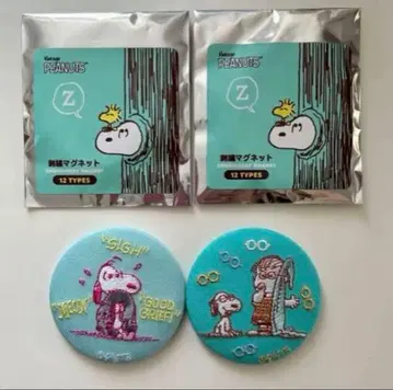 스누피 페스티벌 한정판 스누피 타운 자수 빈티지 마그넷