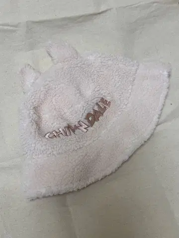 [파크 구매] 칩 버킷햇 칩과 데일 귀 달린 플리스 모자