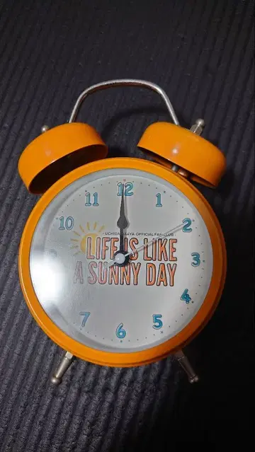 우치다 마아야 팬클럽 한정판 알람 시계