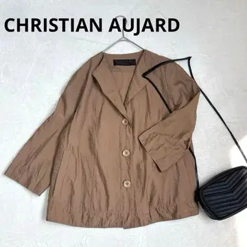 w04 CHRISTIAN AUJARD 50주년 기념 베이지 자켓