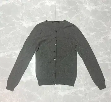 LIFE Gold Lab 울 캐시미어 혼방 가디건 그레이