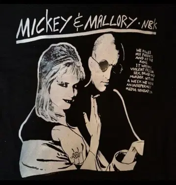 내추럴 본 킬러 T셔츠 L~XL 블랙 영화 무비 바이올런스